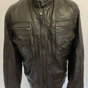 Schott nyc leather jacket. Very soft comfortable and stylish